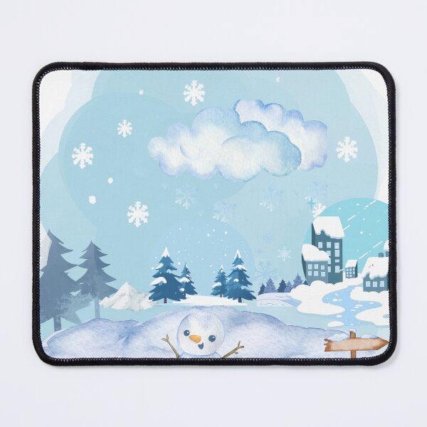 Item preview, Cute Snowman on Winter-  Design designed and sold by Essenmagic.