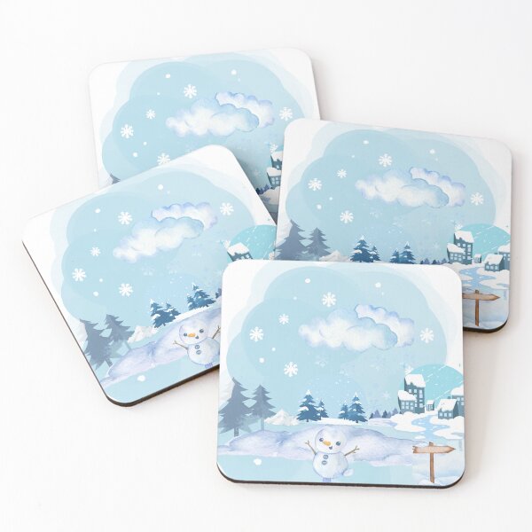 Item preview, Cute Snowman on Winter-  Design designed and sold by Essenmagic.