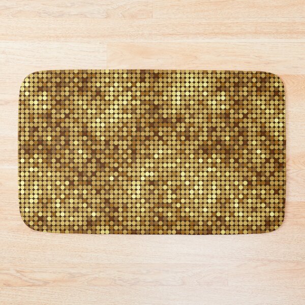 Item preview, Christmas background, Golden disco ball pattern, mosaic circle tiles, glittering texture designed and sold by CHERRY--SHOP.