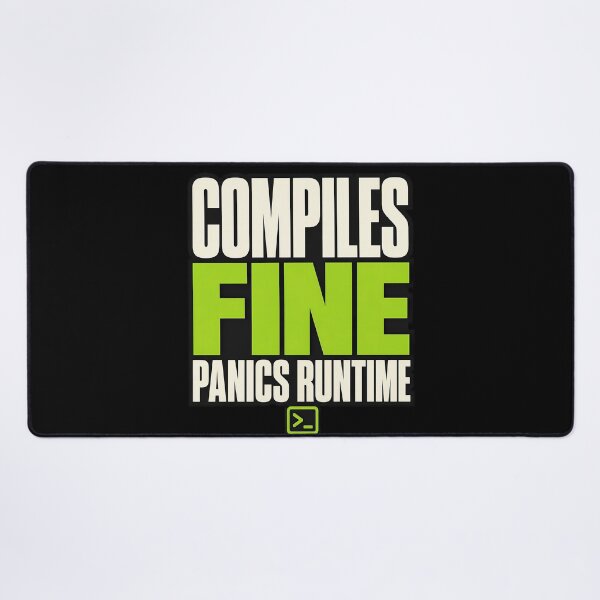 Item preview, Compiles Fine Panics Runtime Programmer Shirt designed and sold by Fun2Fentastic.