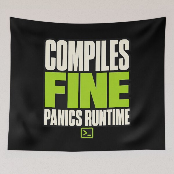 Artikelvorschau, Kompiliert Fine Panics Runtime Programmer Shirt entworfen und verkauft von Fun2Fentastic.