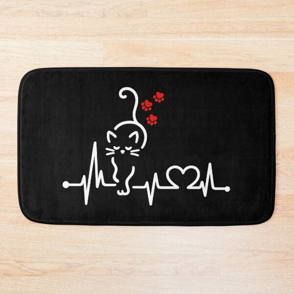 Item preview, Cat Heartbeat Love Cats Women's Girls Cat Lover designed and sold by SoyLamderma.
