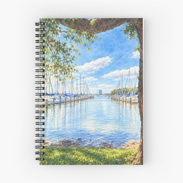 Item preview, Boats in the marina designed and sold by Carol-arts-.
