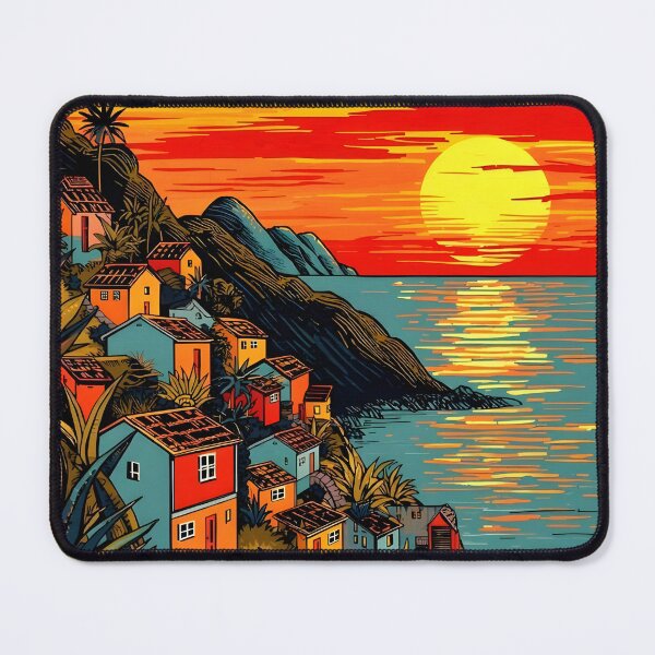 Item preview, Vidigal Hill: Iconic Views and Urban Contrasts of Rio designed and sold by BrazilArtShop.