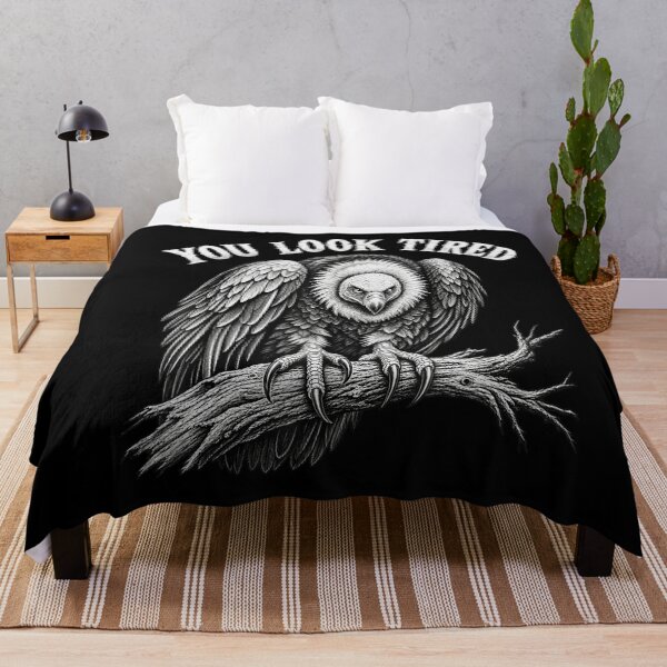Item preview, You Look Tired Funny Vulture Sarcastic Bird Humor designed and sold by NoeValdric.