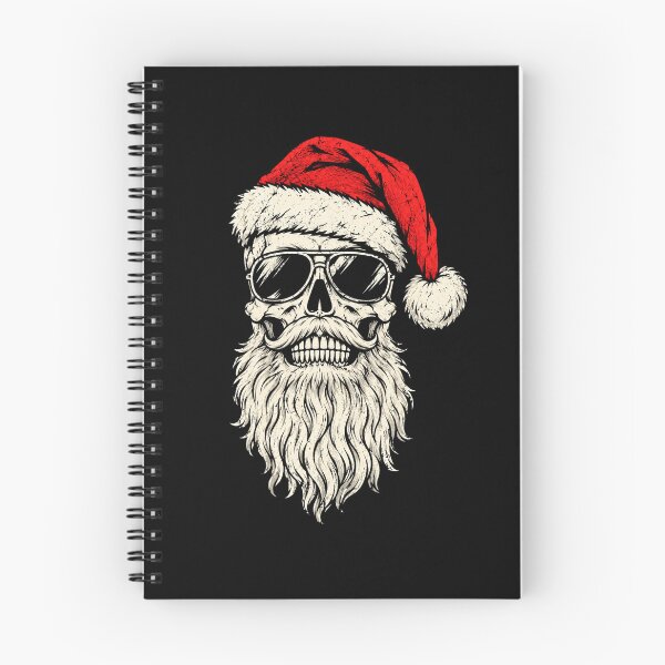 Item preview, Vintage Skull Santa With Sunglasses Christmas Spirit designed and sold by Moizento.