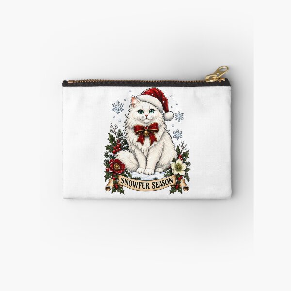 Item preview, Snowfur Season Santa Cat designed and sold by Old's Cool Cat Studio.