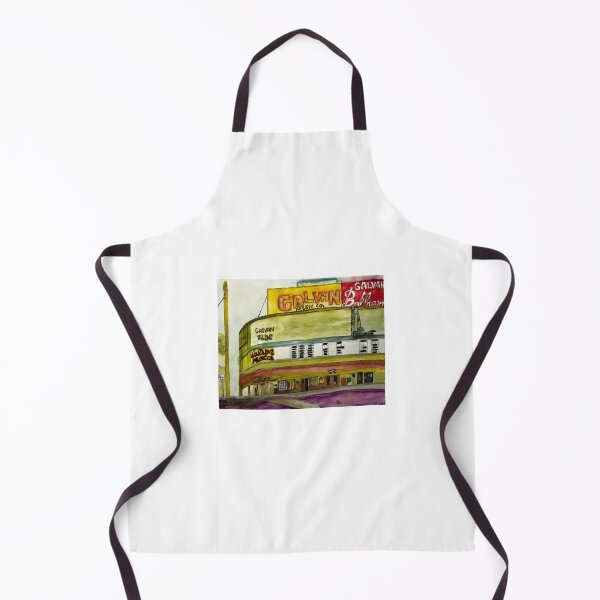 Item preview, Galvan Building Street View Painting designed and sold by BirdandaBrush.