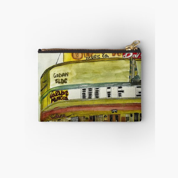 Item preview, Galvan Building Street View Painting designed and sold by BirdandaBrush.