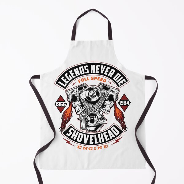 Item preview, Legends Never Die Shovelhead Engine Vintage V Twin Biker designed and sold by heedooppod.