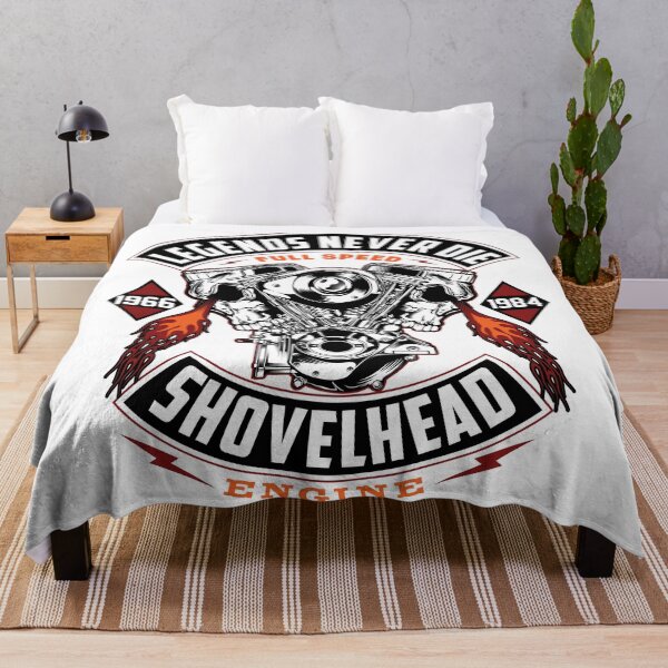 Item preview, Legends Never Die Shovelhead Engine Vintage V Twin Biker designed and sold by heedooppod.