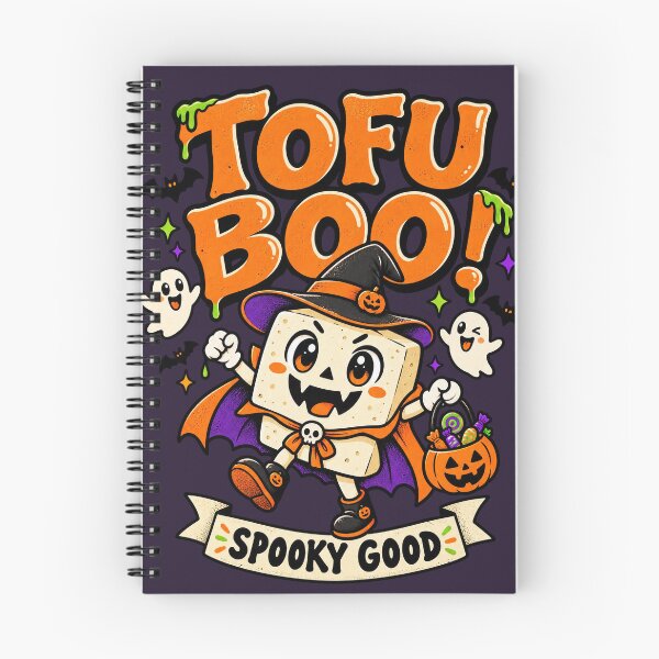 Item preview, Tofu Boo! Spooky Good Funny Halloween Tofu Design designed and sold by CurrentPhase.