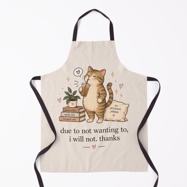 Item preview, Due to Not Wanting To I Will Not, Funny Cat Quote, Sarcastic Cat Humor, Sassy Meme Cat, Relatable Funny Saying, Cat Lover Gift designed and sold by Quiajia.