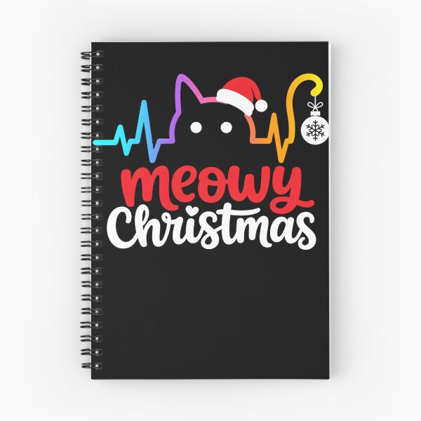 Item preview, Meowy Christmas Cat Heartbeat Cute Animal Lover Santa Hat designed and sold by clothesy7.