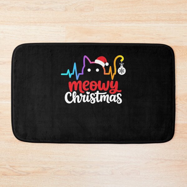 Item preview, Meowy Christmas Cat Heartbeat Cute Animal Lover Santa Hat designed and sold by clothesy7.