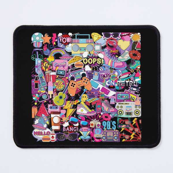 Item preview, 90s Nostalgia Sticker Collage designed and sold by calorula.