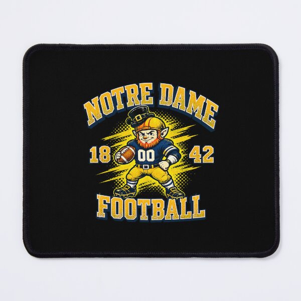 Item preview, Notre Dame Football 1842 Fighting Leprechaun Mascot designed and sold by Dravienart.