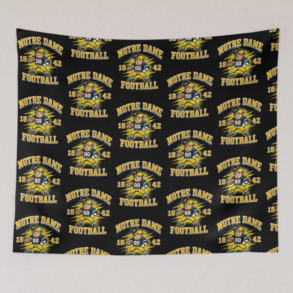 Item preview, Notre Dame Football 1842 Fighting Leprechaun Mascot designed and sold by Dravienart.