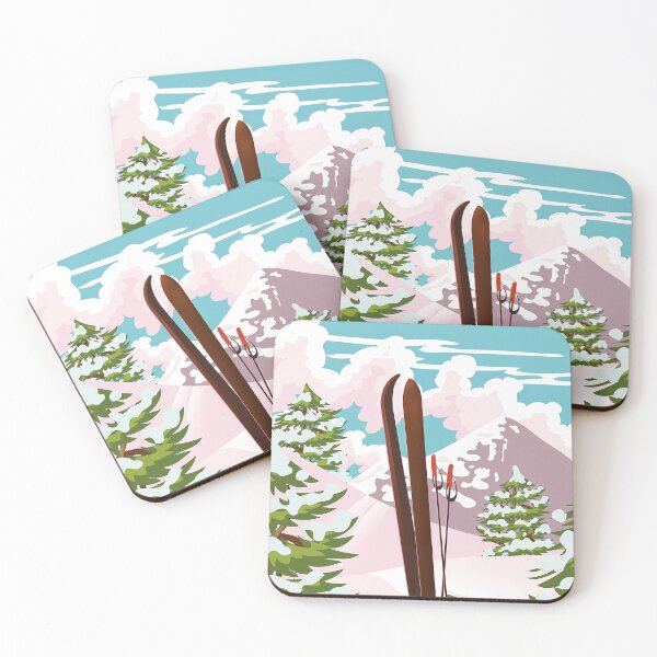 Item preview, Les Arcs France ski poster designed and sold by cynthiasholma.