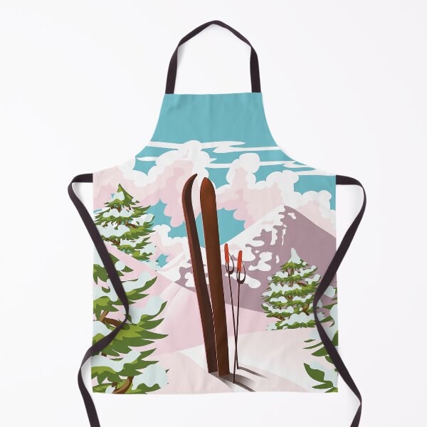Item preview, Les Arcs France ski poster designed and sold by cynthiasholma.