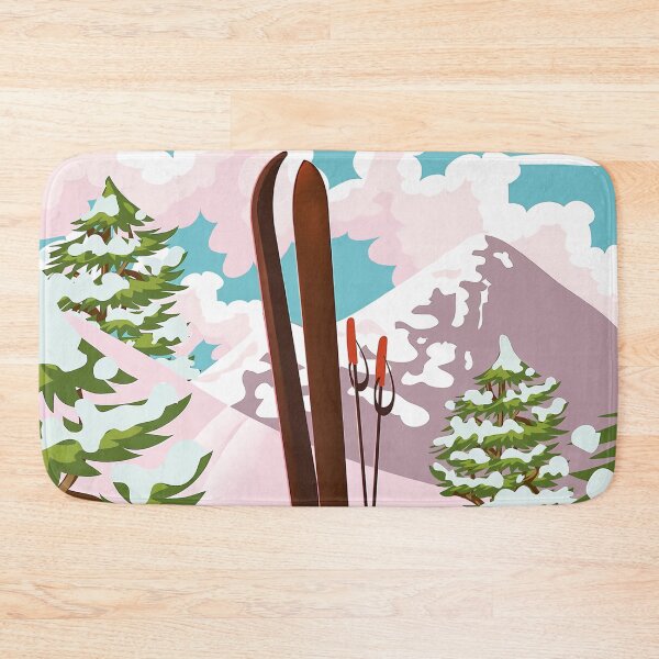 Item preview, Les Arcs France ski poster designed and sold by cynthiasholma.