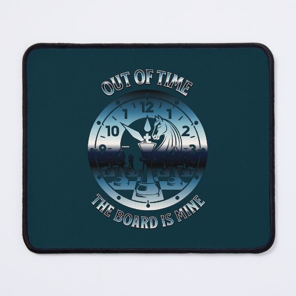 Item preview, Chess Time - Clock - Board Is Mine designed and sold by BernardesShirt.
