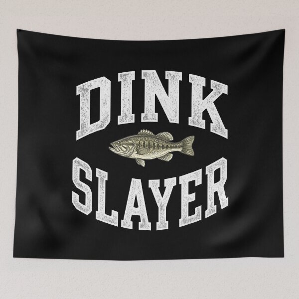 Item preview, Dink Slayer Largemouth Bass Fishing Vintage Angler designed and sold by NoeValdric.