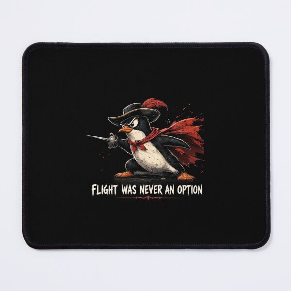 Item preview, Penguin Musketeer Flight Was Never An Option Graphic designed and sold by Polarfxd.