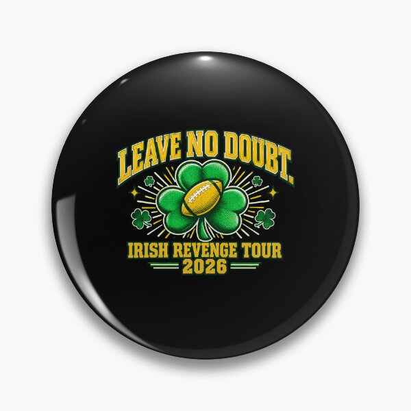 Item preview, Leave No Doubt Irish Revenge Tour 2026 Football Shamrock Clover designed and sold by Dravienart.