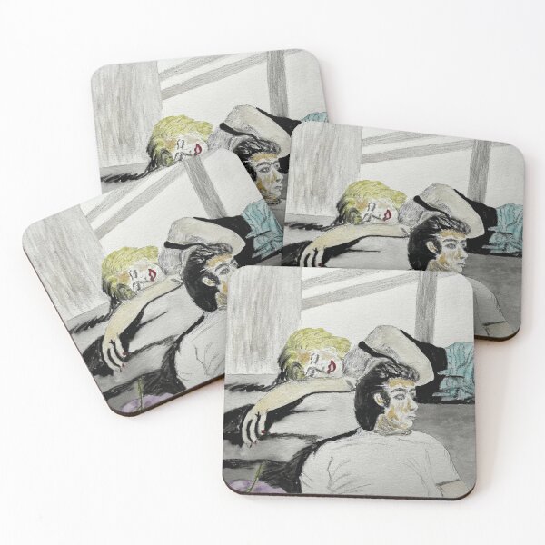 Item preview, Inspired by James Dean & Marilyn – Quiet Room Scene designed and sold by BirdandaBrush.