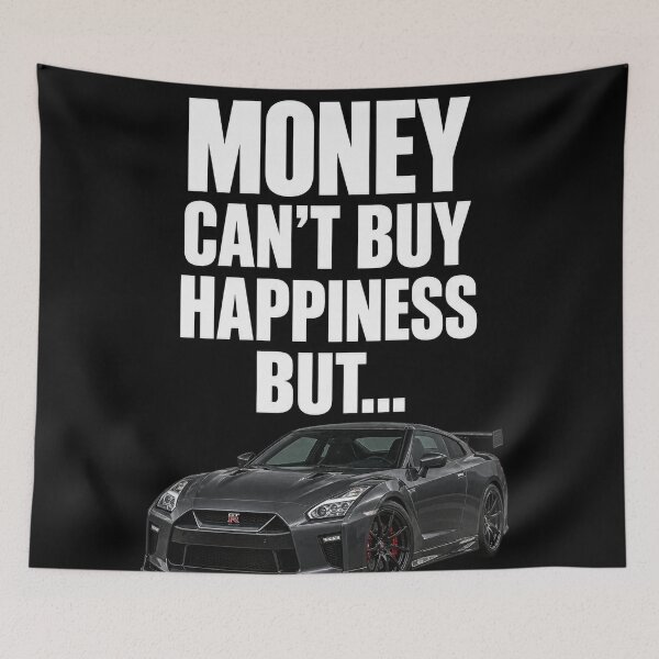 Item preview, Money Cant Buy Happiness BUT... designed and sold by RetroPlus.