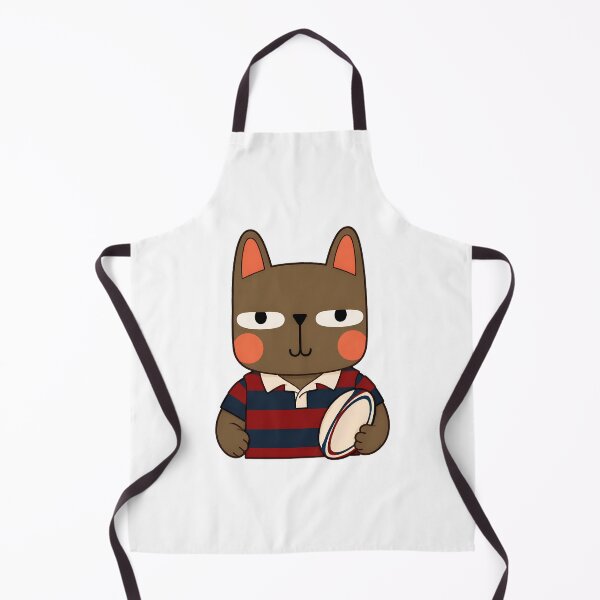 Item preview, Funny Rugby Cat - Cute Cat Rugby Player designed and sold by SoyLamderma.