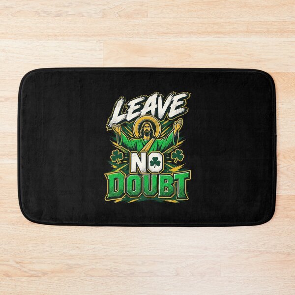 Item preview, Touchdown Jesus Leave No Doubt Irish Football Shamrock designed and sold by Dravienart.
