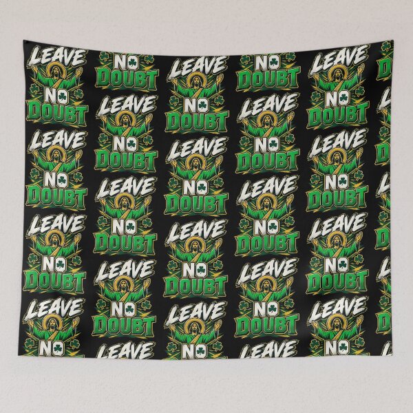 Item preview, Touchdown Jesus Leave No Doubt Irish Football Shamrock designed and sold by Dravienart.