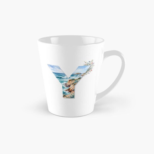 Item preview, Coastal Initial Y – Beach & Ocean Monogram Design designed and sold by Sea Gem.