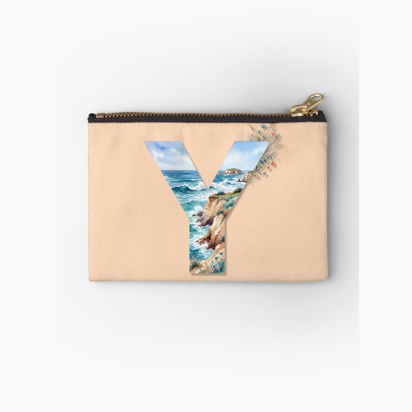 Item preview, Coastal Initial Y – Beach & Ocean Monogram Design designed and sold by Sea Gem.