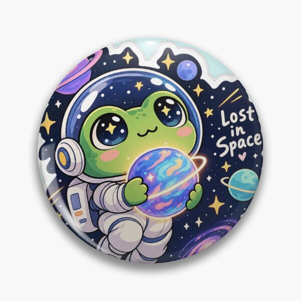 Item preview, Cute Frog Astronaut Space Adventure  designed and sold by LunaVales.
