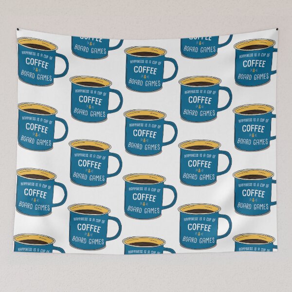 Item preview, Board Games  Coffee Is Happiness designed and sold by BernardesShirt.