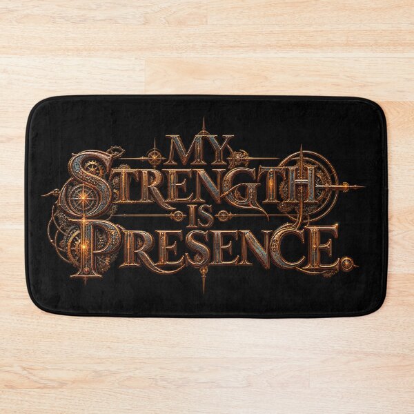 Item preview, My strength is presence.(Steampunk Version) designed and sold by MaxDreamsArt.