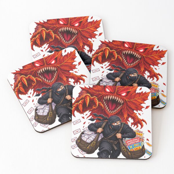 Item preview, Ninja fighting evil designed and sold by mozairt.