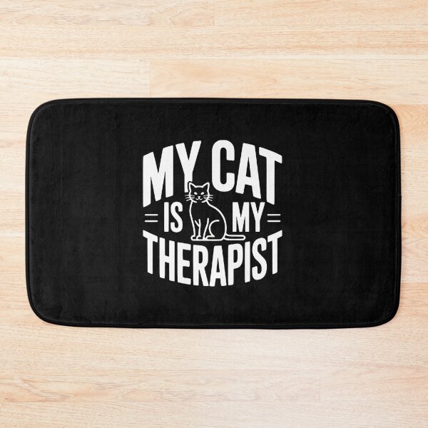 Item preview, My Cat Is My Therapist designed and sold by SoyLamderma.