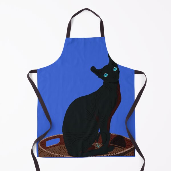 Item preview, Stylized Abstract Black Cat Portrait Hand Drawn Artistic Feline designed and sold by Rhapsodic1290.