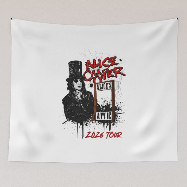 Item preview, A l i c e C o o p e r  Alice’s Attic Music Tour 2026 designed and sold by Demodomodo.