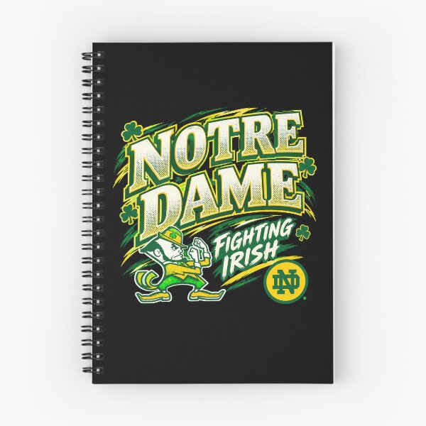 Item preview, Notre Dame Fighting Irish Leprechaun Mascot ND Monogram designed and sold by Dravienart.
