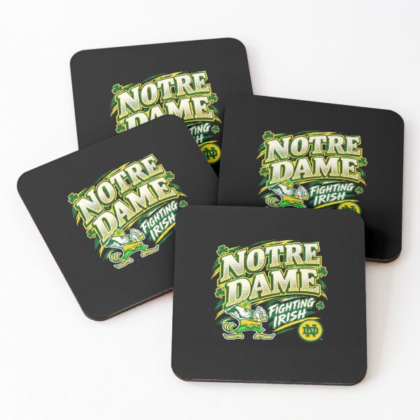 Item preview, Notre Dame Fighting Irish Leprechaun Mascot ND Monogram designed and sold by Dravienart.