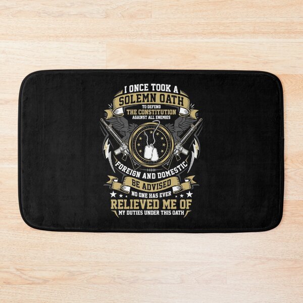 Item preview, Solemn Oath Defend The Constitution Military Veteran Dog Tags designed and sold by heedooppod.