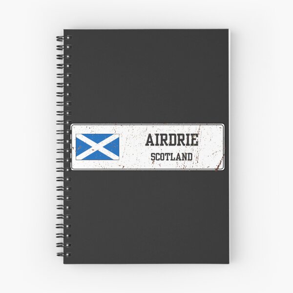 Item preview, Airdrie Scotland Vintage Street Sign Rusted Metal Plate designed and sold by jeshands.