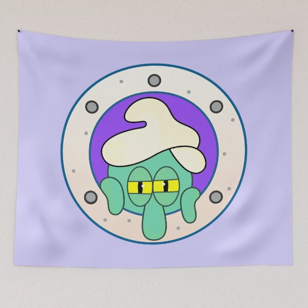 Item preview, Squidward tentacles window designed and sold by DibujandoPorfa.
