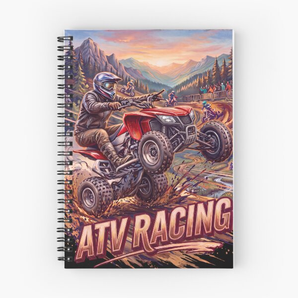 Item preview, ATV Quad Racing Sunset First Place Freestyle designed and sold by offroadstyles.