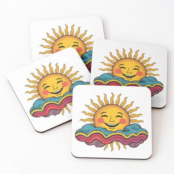 Item preview,  Retro Smiling Sun designed and sold by catcurio.